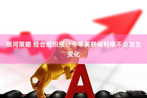 银河策略 经合组织预计今年美联储利率不会发生变化