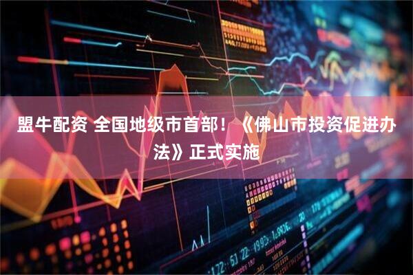 盟牛配资 全国地级市首部！《佛山市投资促进办法》正式实施