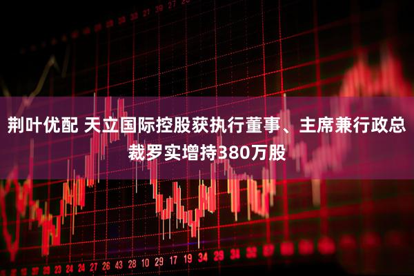 荆叶优配 天立国际控股获执行董事、主席兼行政总裁罗实增持380万股