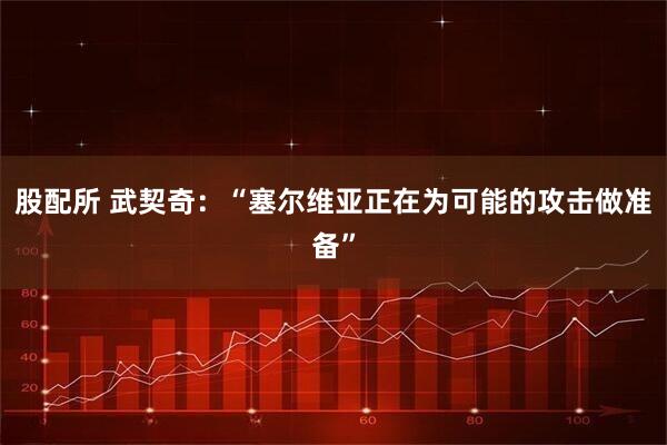 股配所 武契奇:“塞尔维亚正在为可能的攻击做准备”